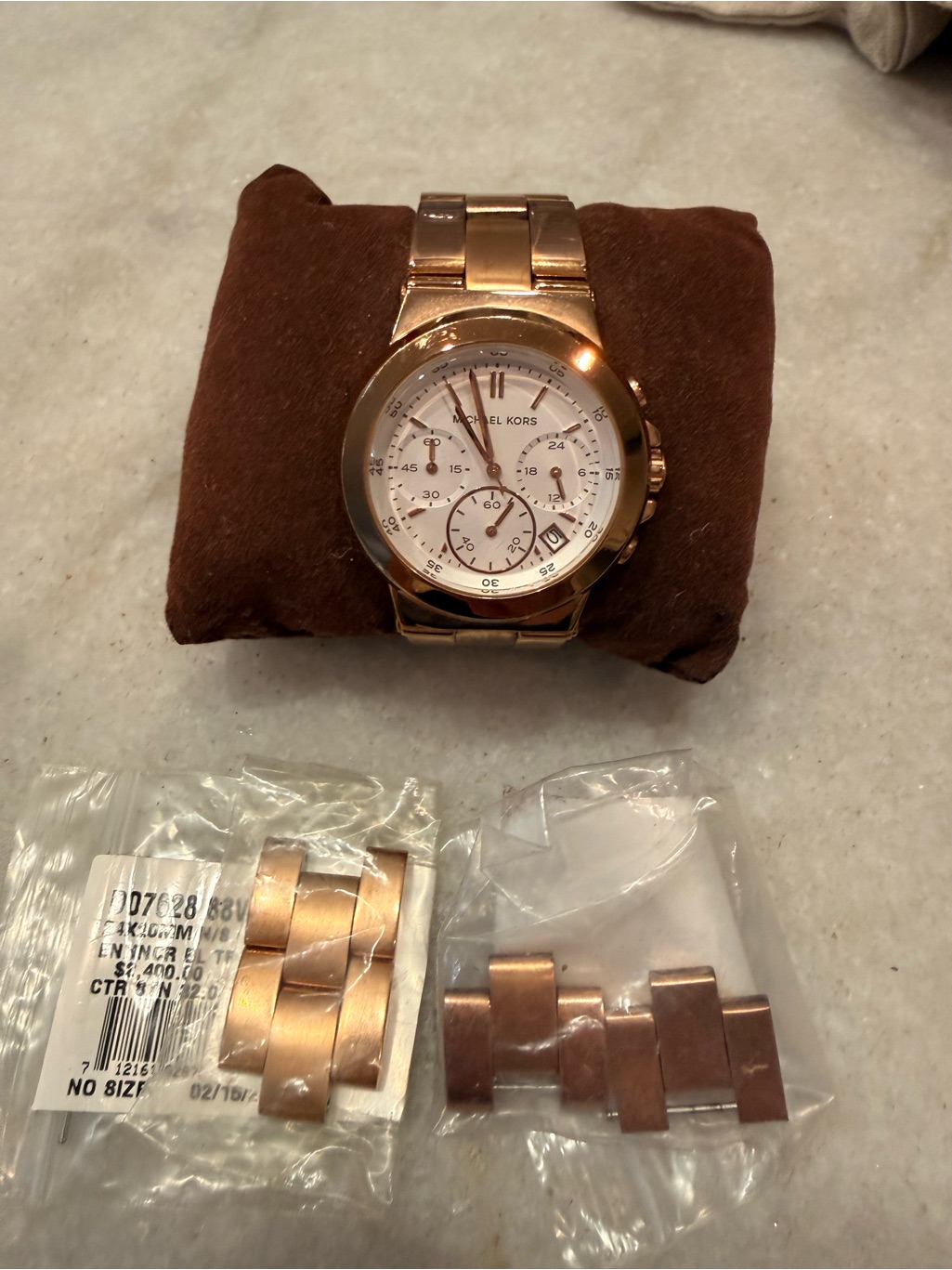 Michael Kors Runway Woman’s Rose Gold Stainless Steel Watch